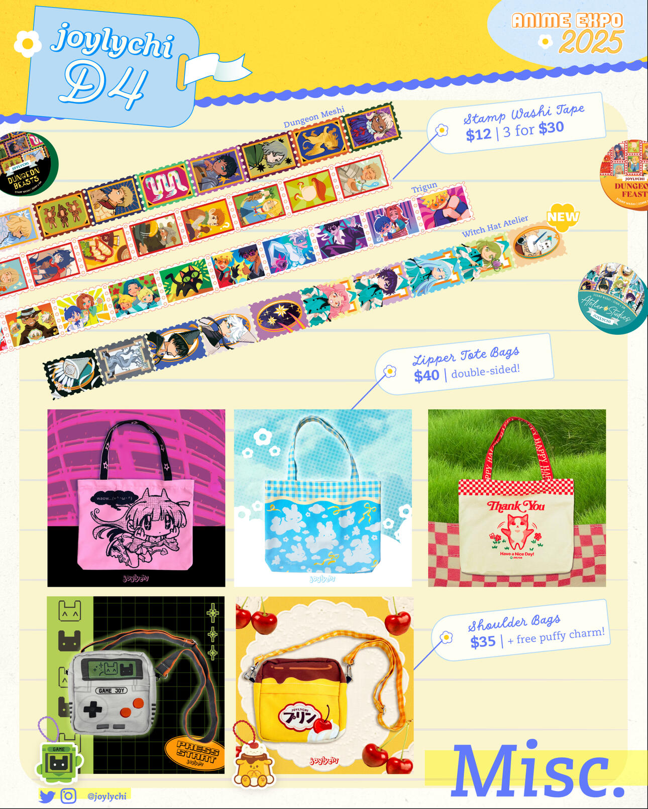 AX Washi/Bags